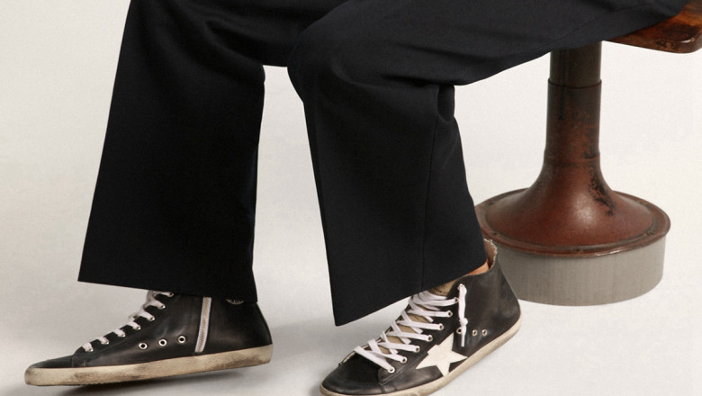 golden goose pure star spotted this season is monochrome