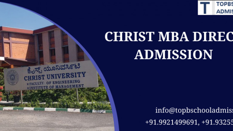Get Direct Admission to Christ University for MBA