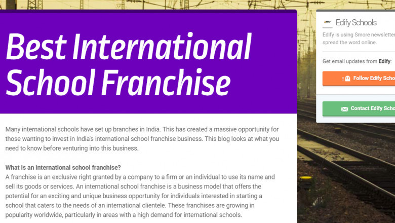Best International School Franchise