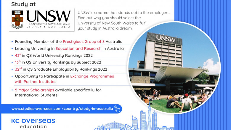 Study in One of the Top University in Australia - UNSW