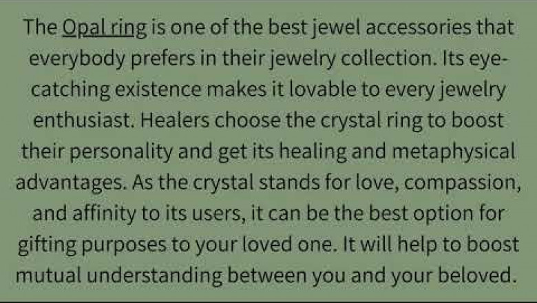 The Unique Design of Opal Gemstone Jewelry | Rananjay Exports