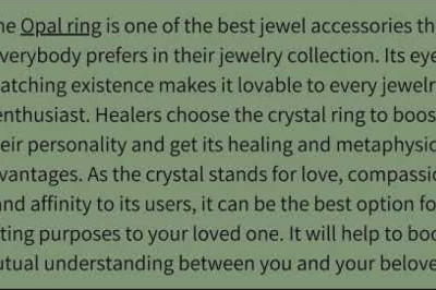 The Unique Design of Opal Gemstone Jewelry | Rananjay Exports