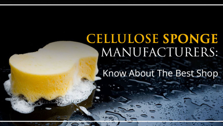 Cellulose Sponge Manufacturers - Sponge Center