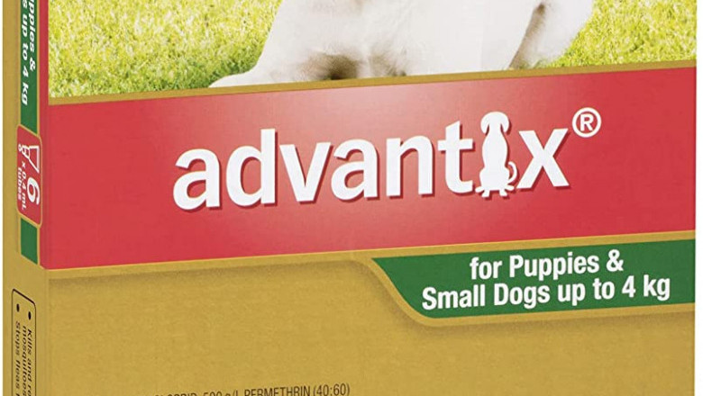 Advantix Flea and Tick Control for Small Dogs, Green, 6 Pack