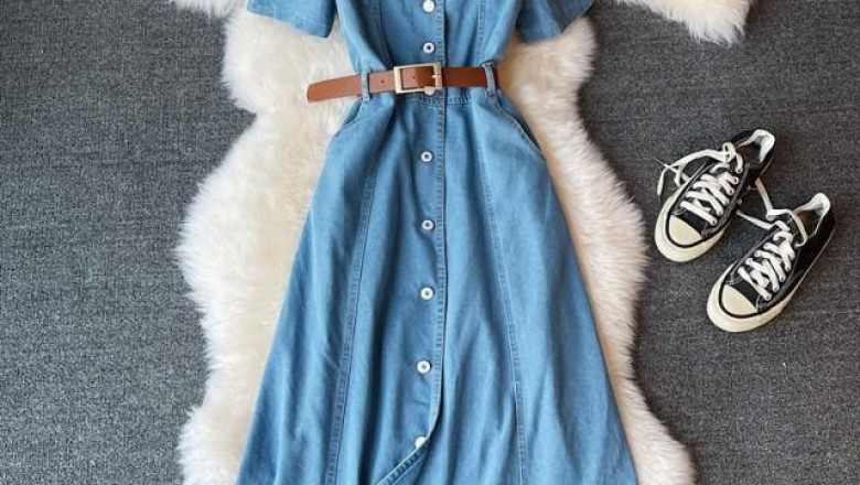Buy denim western dress In Ajatva Fashion Online Store.