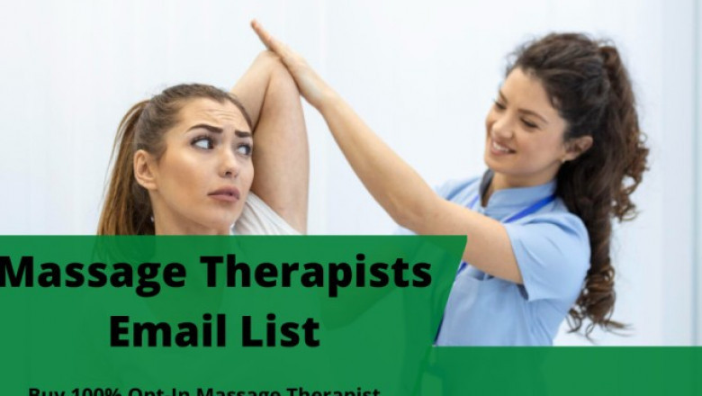 Massage Therapists Email List | 100% Opt-In Database