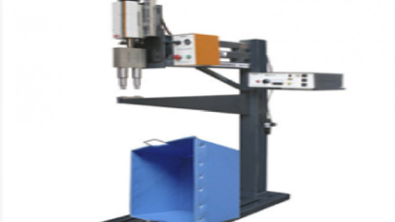 Plastic spin welding machines