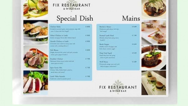 Best Menu Card Design and Printing Online | MenuMa Print UK
