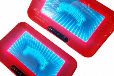 LED Rolling Tray with Bluetooth Speaker