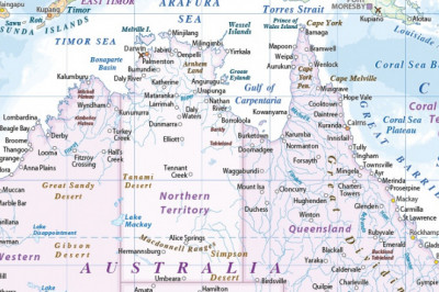 Political Maps of Australasia