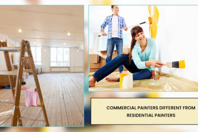 COMMERCIAL PAINTERS ARE DIFFERENT FROM RESIDENTIAL PAINTERS