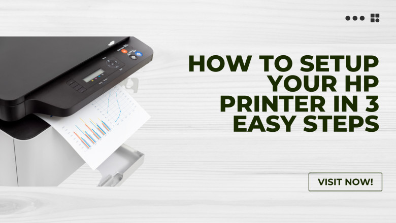 In 3 Simple Steps, Setup Your HP Printer