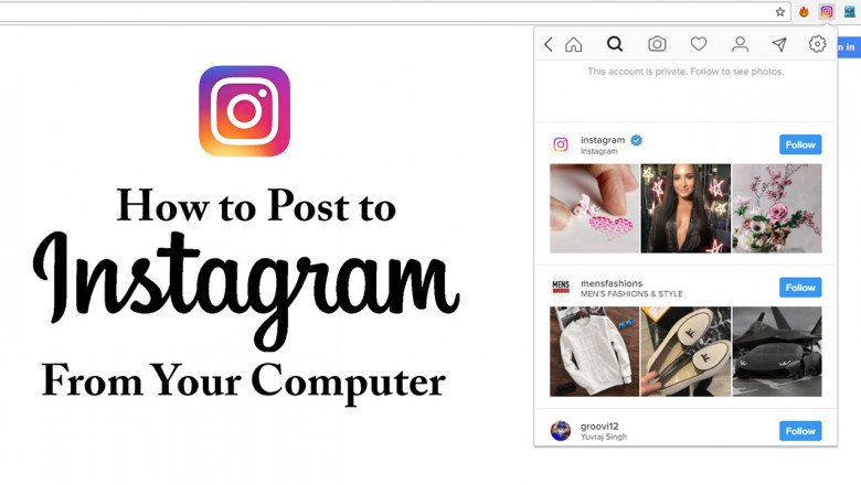 How to post on Instagram from the computer?