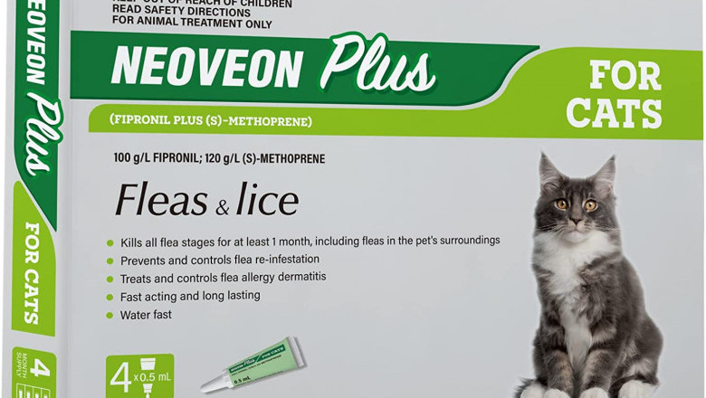 Neoveon Plus for Cats 4 Pack Controls Fleas and Lice