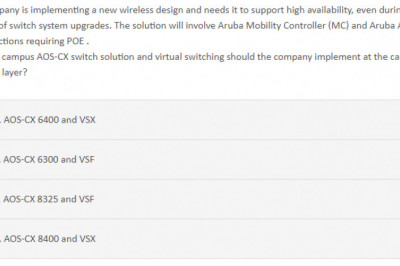 HP Certification HPE6-A73 dumps questions