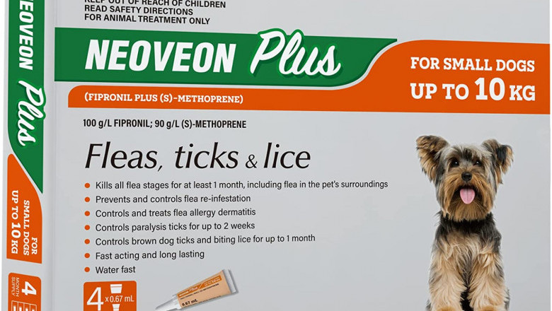Neoveon Plus for Small Dogs Upto 10Kg Controls Fleas and Lice