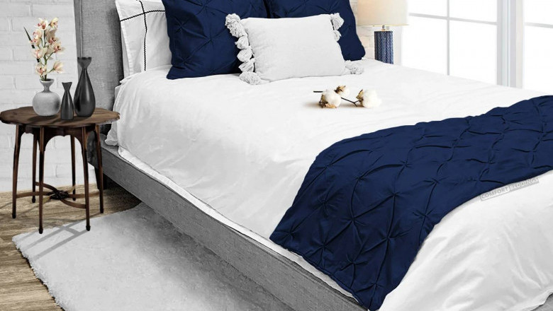Pinch Bed Runner made with 100% Cotton
