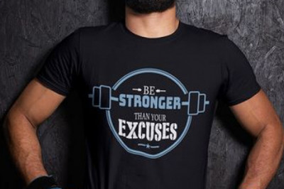 The Ready, Get-Set Motivational Gym T Shirt for Men: Shop Online