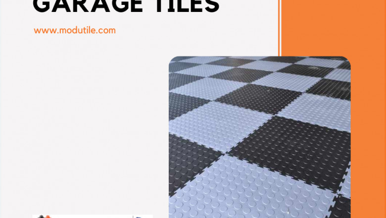 Garage flooring tiles