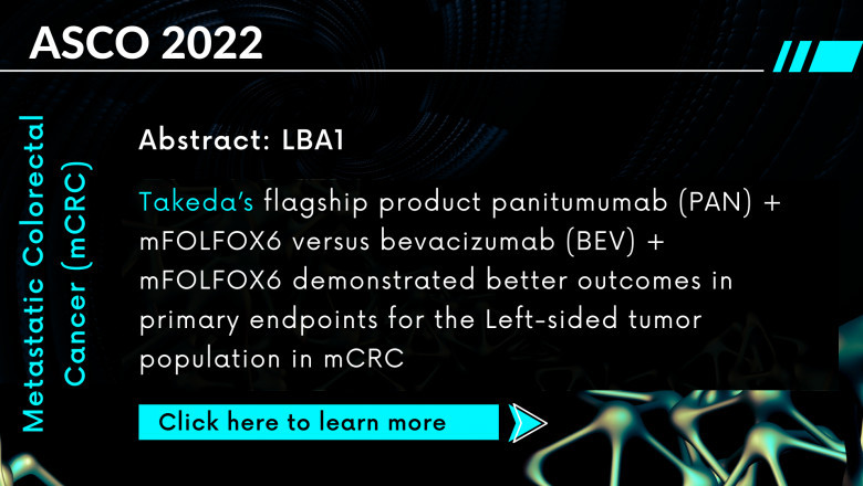 Takeda’s Flagship Product Panitumumab (PAN)+mFOLFOX6 Versus bevacizumab (BEV) + mFOLFOX6