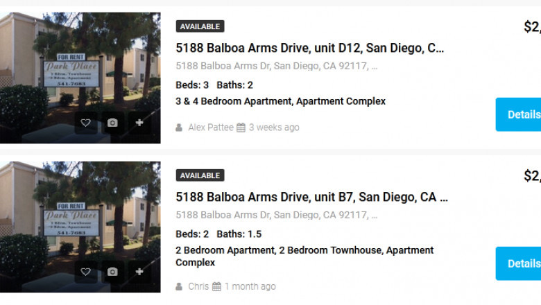 Apartment complex in San Diego, the buyer’s first choice to live peacefully
