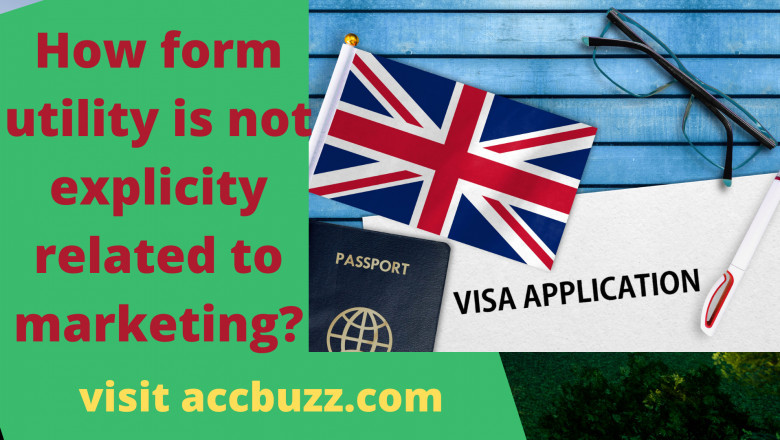 How form utility is not explicity related to marketing?