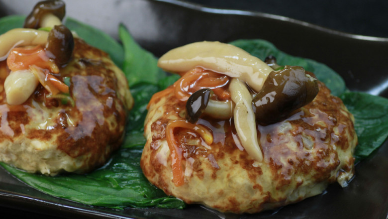 Japanese Hamburger Steak—Using Tofu To Substitute Pork Belly For Vegetarians