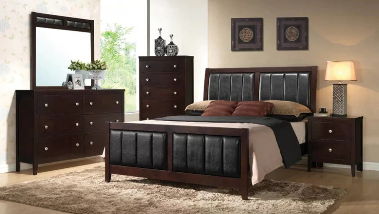 Bed furniture where one sleeps or relaxes