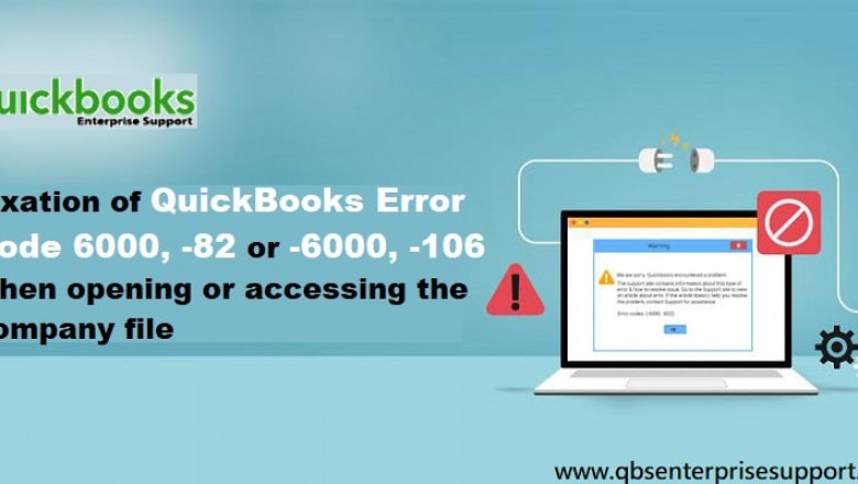 Fix QuickBooks Error 6000 82 or 6000 106 (Company File Issue)