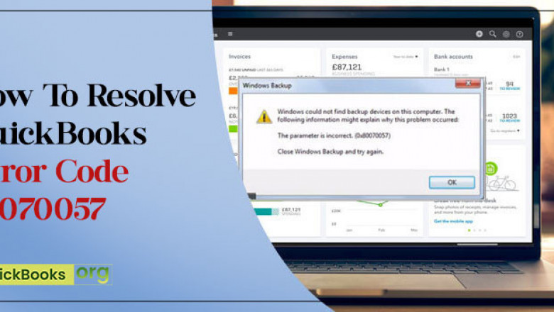 How To Resolve QuickBooks Error Code 80070057