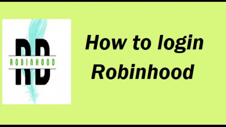 Logging in to Robinhood account >>> robinhoodapphelp.com