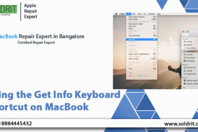 Using the Get Info Keyboard Shortcut on MacBook