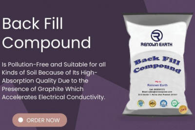 What are the roles of Earth Enhancing Back Fill Compound?