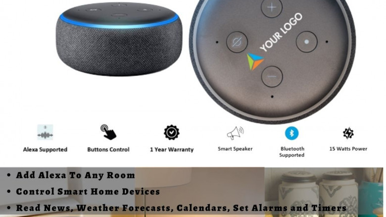 Customised Amazon Echo Dot 3rd Gen Alexa Built-in Smart Speaker