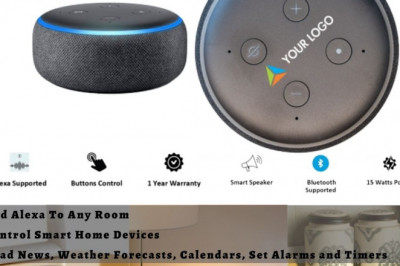 Customised Amazon Echo Dot 3rd Gen Alexa Built-in Smart Speaker