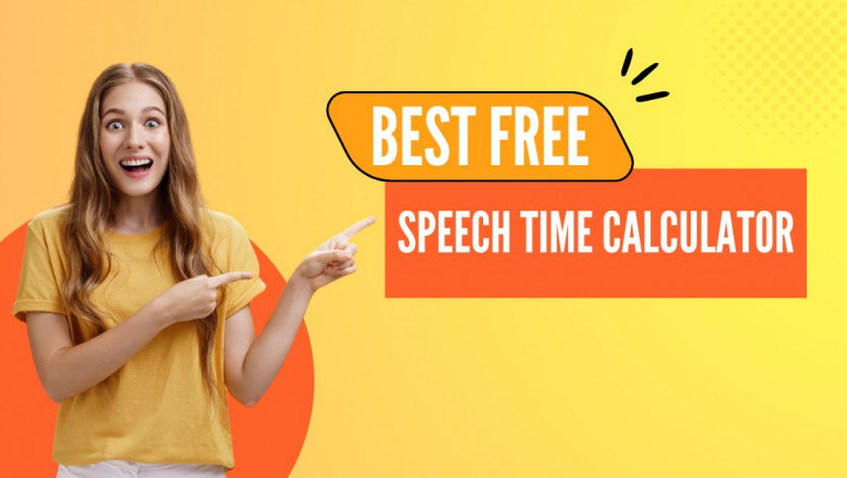 Speech Time calculator online