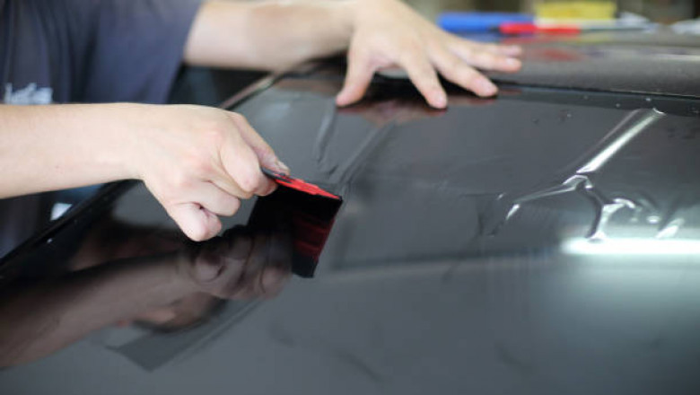 Car Window Tinting Installation