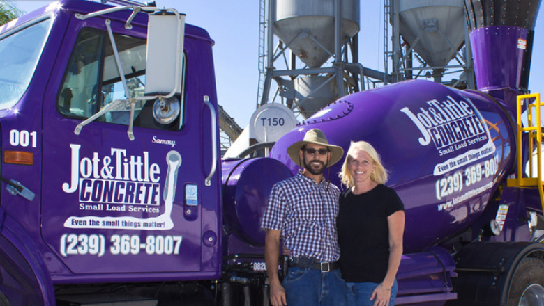 Call Jot & Tittle Concrete company to provide ready mix concrete