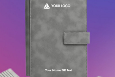 Custom Fuzo Delegate Premium Leatherette Cover Organizer Notebook