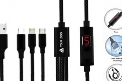 Buy Customised Fuzo Ticker 3 in 1 Charging Timer Cable