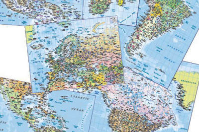 Latest & Up-to-date Versions of World, Regional and British Isles Map Collections