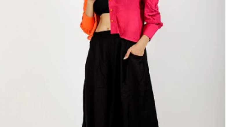 A Contemporary Western Dress For Your Party