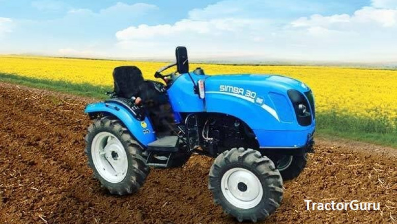 NEW HOLLAND SIMBA 30 Tractor Model with Highlighted Points