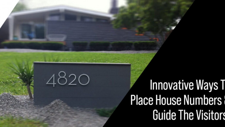 Innovative Ways To Place House Numbers And Guide The Visitors