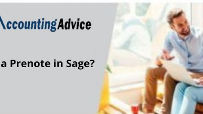 What is a Prenote in sage