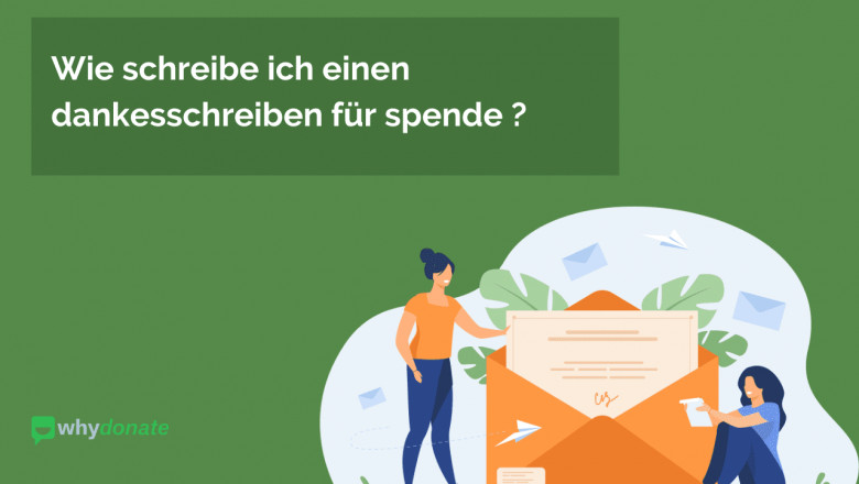 Wie schreibt man einen dankesschreiben für spende?