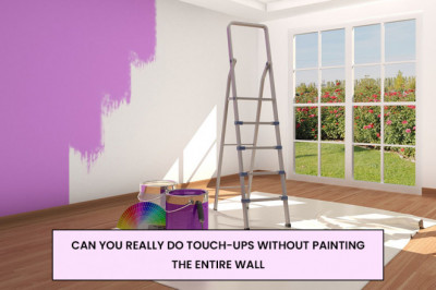 CAN YOU REALLY DO TOUCH-UPS WITHOUT PAINTING THE ENTIRE WALL?