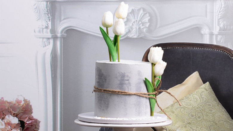 Papillon Cake will provide you with the most delicious ‘Grey Tulip Cake’