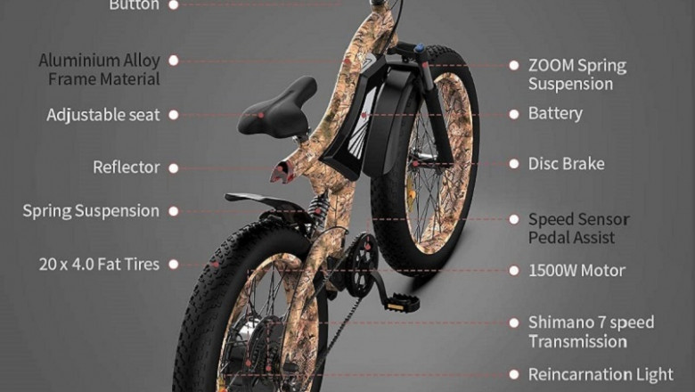 Buy Reliable Long lasting Electric Fat Tire Mountain Bikes