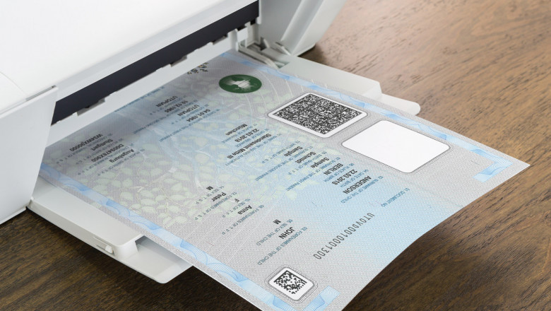 A Security Paper Contains Features That Make A Document Authentic or Original Identifiably